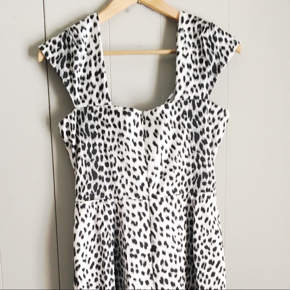 TADASHI SHOJI Animal Print Body Con Cocktail Dress - Picture 4 of 4
